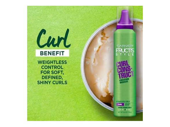 Garnier Curl Construct Extra Strong Mousse 6.8 oz