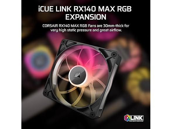 CORSAIR iCUE Link RX140 MAX RGB Fan