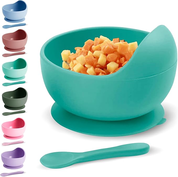 3 Pack Baby Suction Bowls with Spoon - Gallery 9