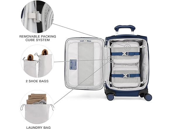 Travelpro Versapack + Lightweight Softside 20"