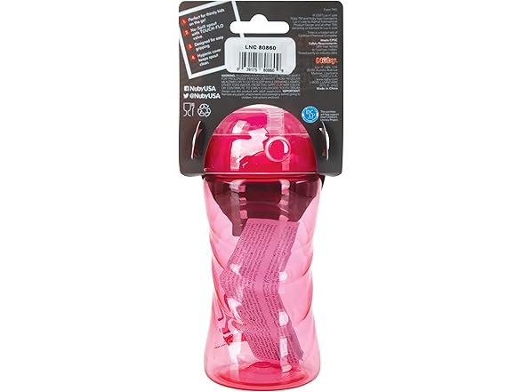 Nuby Thirsty Kids No Spill Sip-It Sport Tritan Travel Cup
