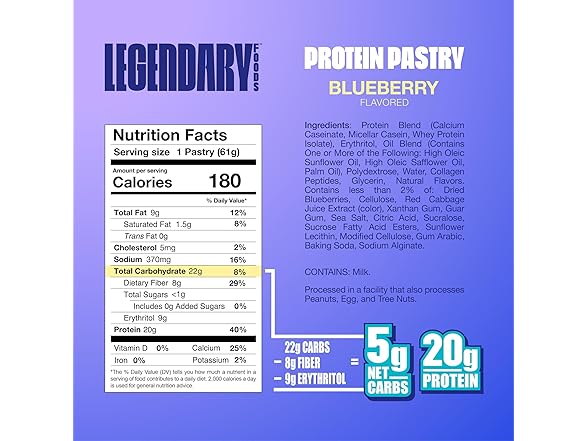 Legendary Protein Pastry, 10pk