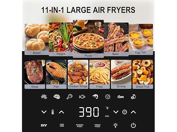 4.5QT Pizza Oven & Air Fryer