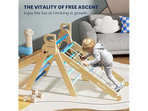 BlueWood  8-in-1 Pikler Triangle Set