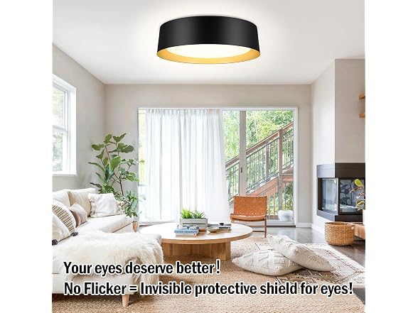 BrightHome B0D1X42CQZ 16in Ceiling Light 3/4/5000K