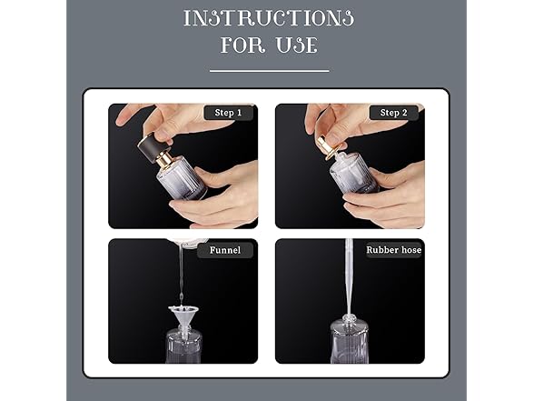 30ml Glass Perfume Atomizer Bottles