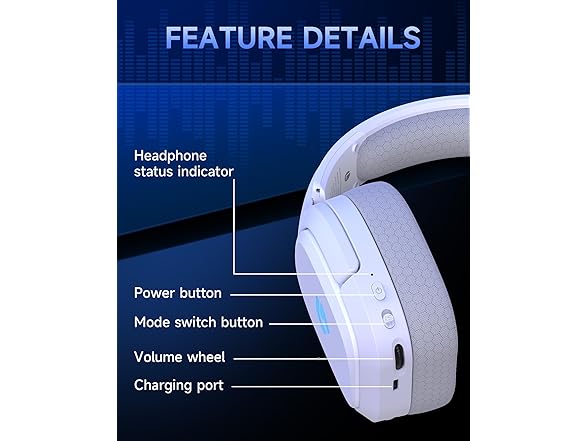 gmrpwnage 2.4GHz Wireless Gaming Headset