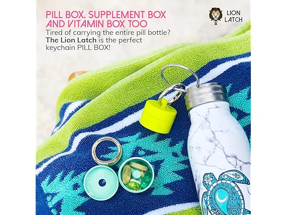 Lion Latch Travel Jewelry Box Case