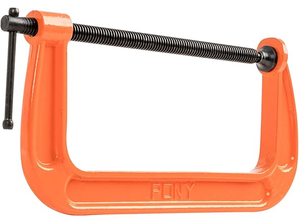 PONY Pony Jorgensen 2680 8-Inch C-Clamp, Orange