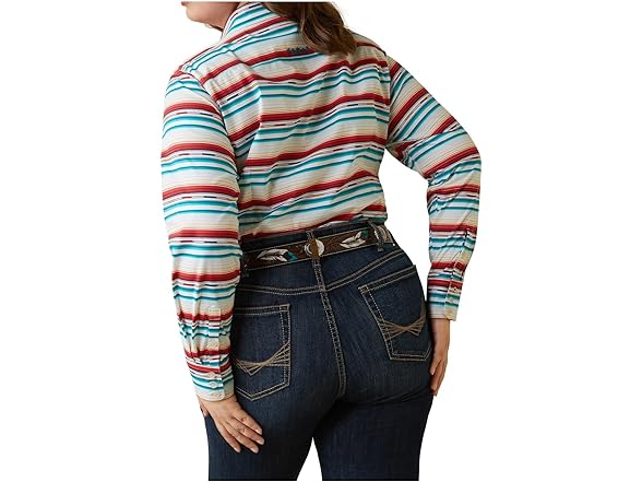 Ariat Womens Wrinkle Resist Team Kirby Stretch Shirt (1X)