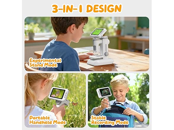 HEWEIMEI 1600X Microscope for Kids