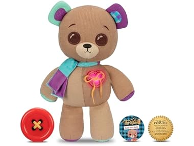 $14.99, Was $36.99, 59% Off! Interactive 14" Plush Thready Bear dealfomo