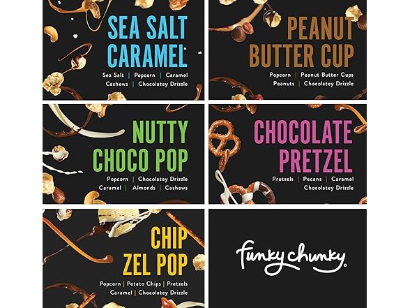 5Pk Funky Chunky | Tasting Kit 2 oz Gift Box