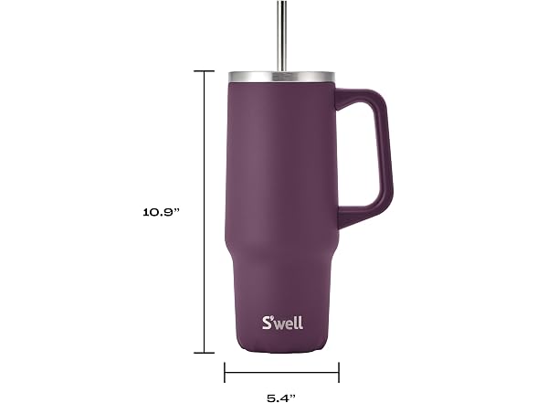 S'well Recycled Stainless Steel Tumbler XL 30oz, Plum