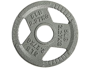 $6.99, Was $9.99, 30% Off! Fitvids Cast Iron Weight Plate 5lbs Single dealfomo