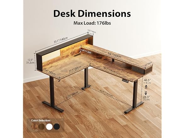 Agilestic Electric Desk with Storage