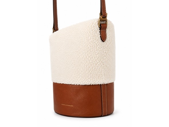 Shearling Mini Bucket Bag