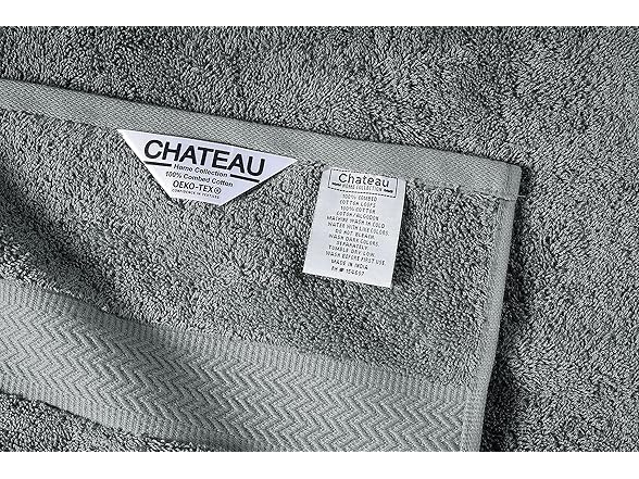 18 Piece Towel Set, 600GSM, Charcoal