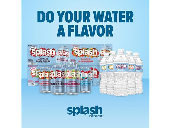 Splash Refresher Acai Grape Water 6 Pack