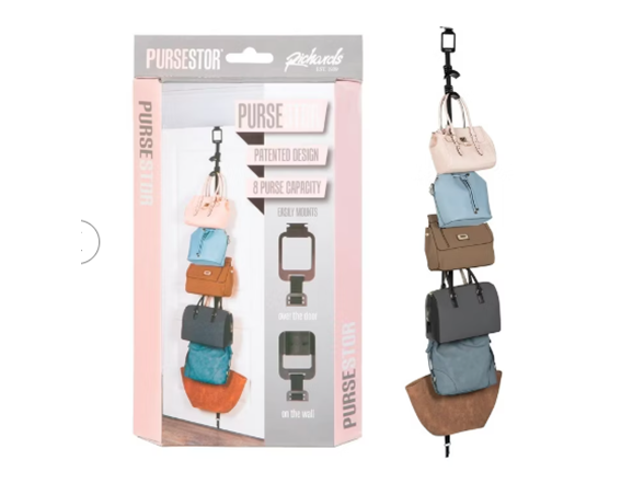 J&V Textiles AD9-6130 Over The Door Purse Organizer