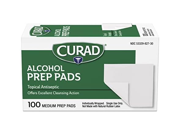 Curad Medium 2-Ply Sterile Alcohol Prep Pads