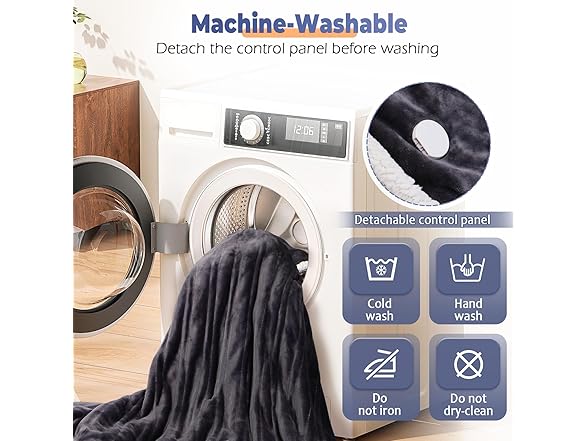 Electric Wearable Blanket with Sleeves