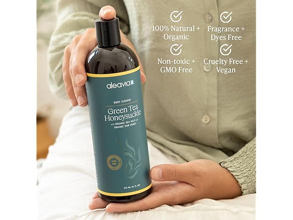 Aleavia Body Cleanse Green Tea Honey 16oz