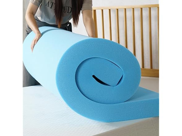 ZINUS 2" Green Tea Cooling Gel Memory Foam Mattress Topper