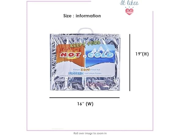 It likes Hot and Cold Insulated Bags