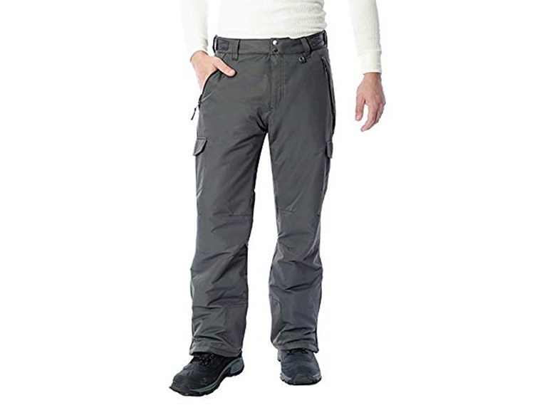 Arctix Men's Snowsports Cargo Pants, Charcoal, X-Large/32" Inseam