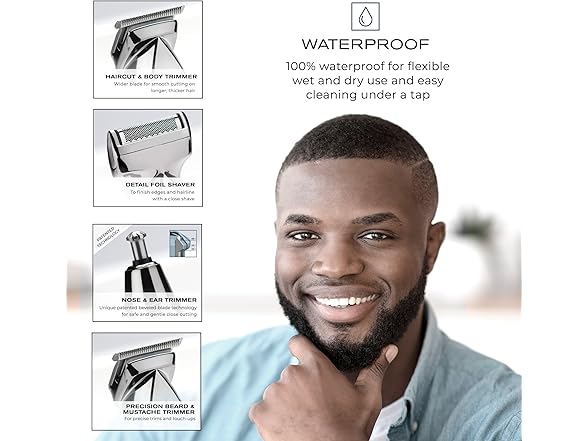 ConairMAN Ultimate Trim Precision All-in-One Beard Trimmer for Men