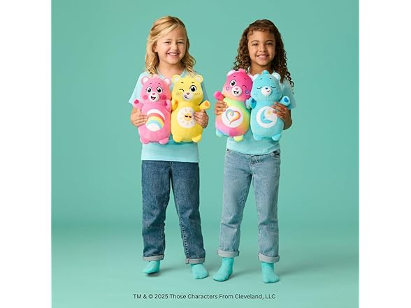 Squishmallows Original Care Bears 10in Funshine Bear