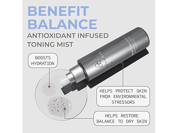 CosMedix Benefit Balance Antioxidant Infused Toning Mist, 5 oz