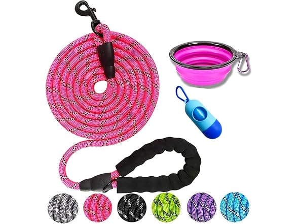 DOYOO 10FT Thick Durable Nylon Dog Rope