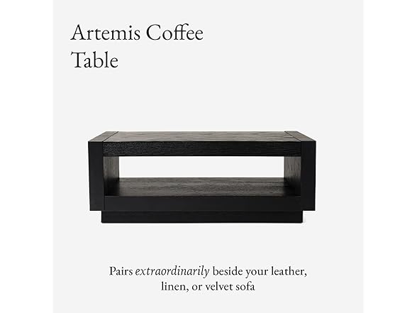 Artemis 18" Rectangle Coffee Table