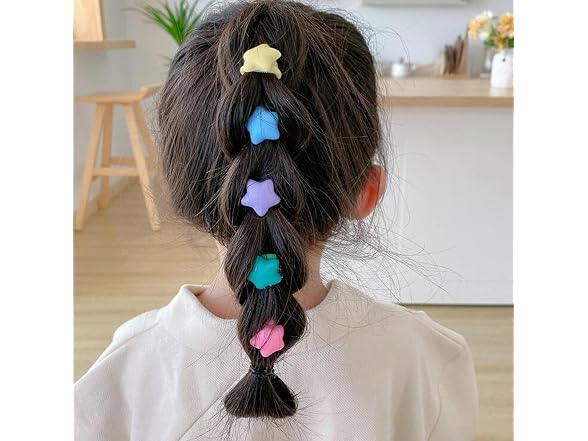 Misgirlot Baby Hair Ties Seamless Cotton 50 Pc