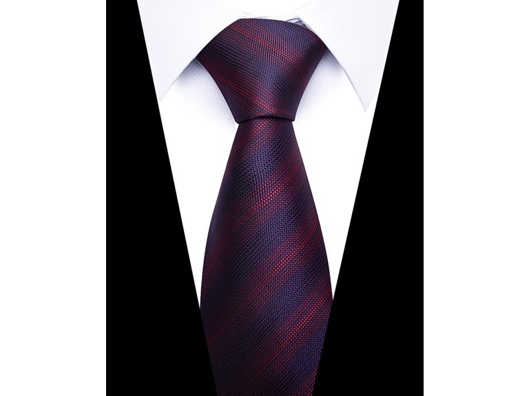 Infinite Basics Formal Men’s Necktie - Crimson Eclipse