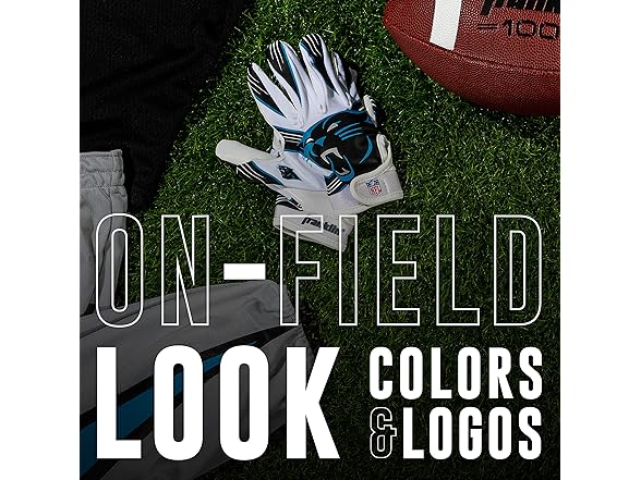 Carolina Panthers Youth Receiver Gloves