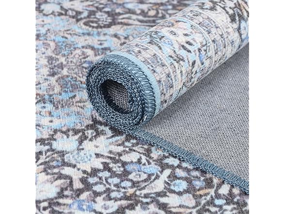 Superior Modern Geometric Floral Medallion Indoor Area Rug