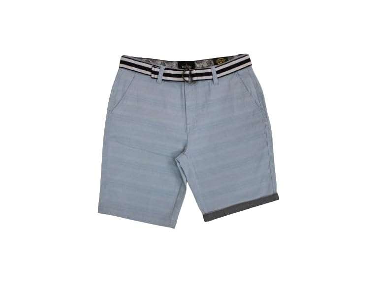 Bay York Men's Textured Summer Short with Belt