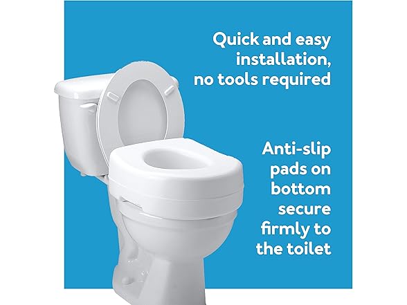 Carex Toilet Seat Riser, 5.5 Inch