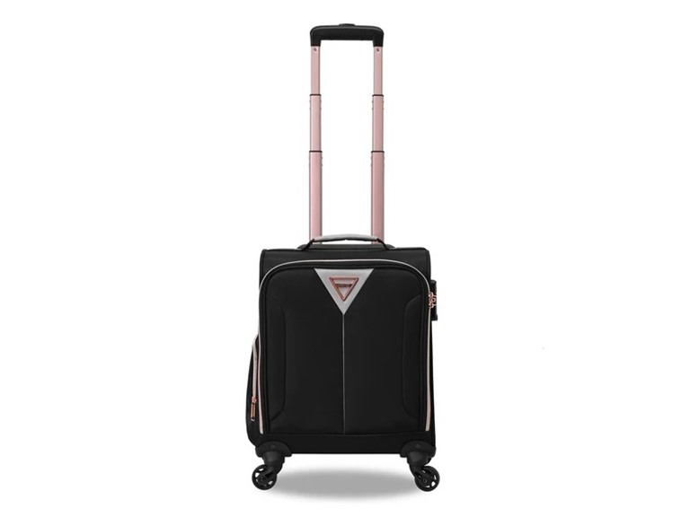 Tucci Abito 16" Underseat Carry On Luggage, Black