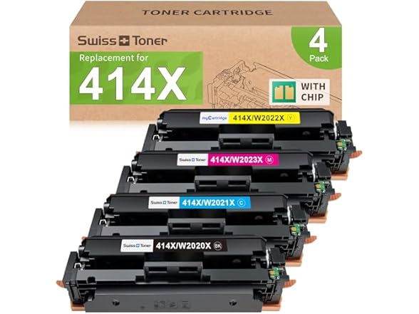 414X Toner Cartridges 4 Pack