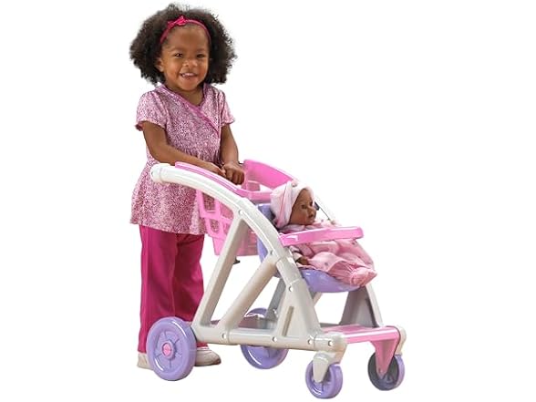 American Plastic Toys Shop with Me Stroller