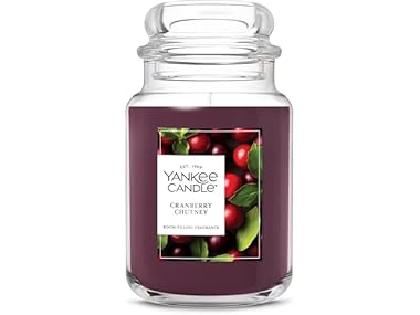 $14.99 Yankee Candle Cranberry Chutney 22oz dealfomo