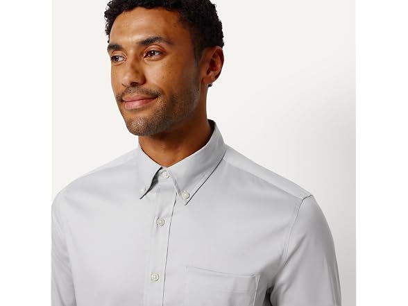 Amazon Essentials Men Slim Stretch Wrinkle Shirt