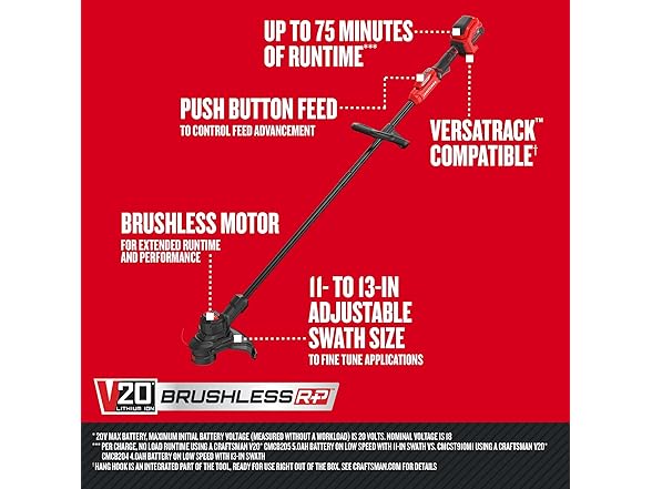 CRAFTSMAN CMCST930P1 V20 RP String Trimmer Kit