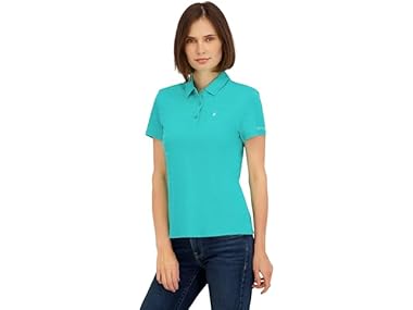 $13.99, Was $89, 84% Off! Spyder Womens Jacquard Stripe SS Polo dealfomo
