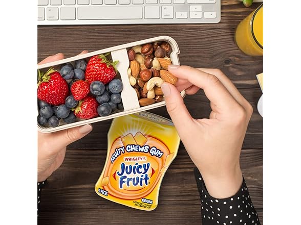 6PK JUICY FRUIT Gum Sugar-Free Chewing Gum