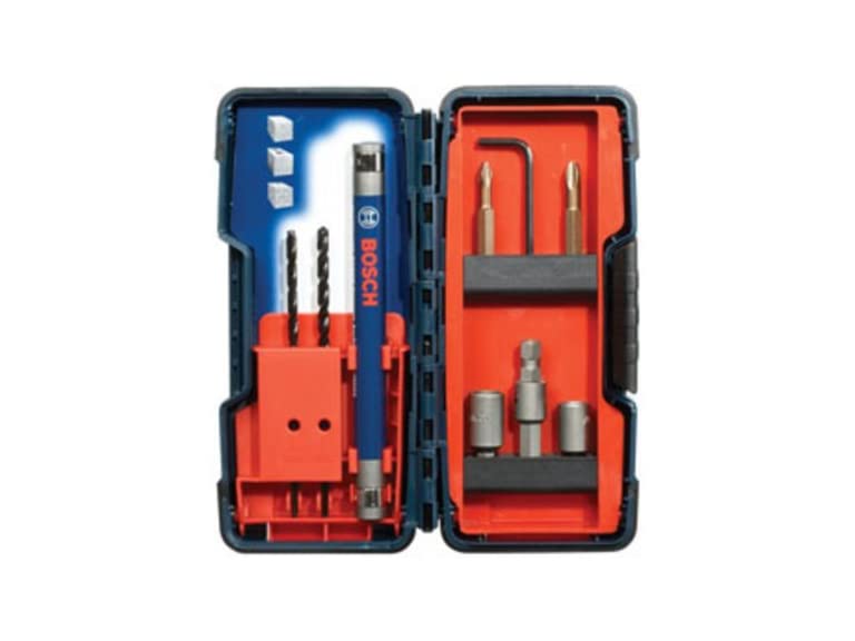 Bosch 9-Piece Flat Shank Drill Bit Set